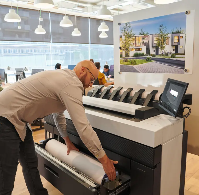 HP Designjet XL 3800 MFP Enterprise Lyfestyle 05 (2)